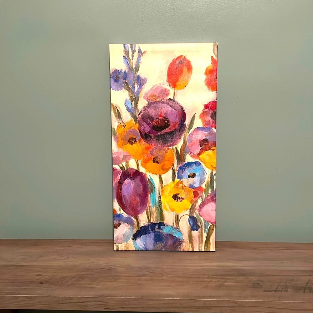 Colorful Floral Canvas Art